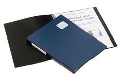 Marbig Pro Series Display Book Refillable A4 Black Sold as Each 12 in a Pack
