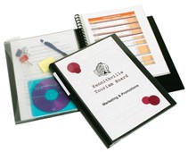 Marbig Professional Book A4 Refillable Insert Cover Black