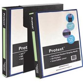 Protext Pocket Display Book Insert Cover 60 Pages A4 Black