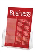 Esselte Brochure Holder Single Tier A4 Clear