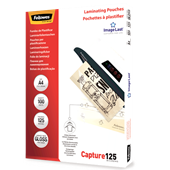Fellowes Laminating Pouches 125 Micron A4 Gloss 100 Pack