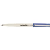 Artline 210 Fineliner Felt Tip Pen Blue Sold as Each 12 in a Box