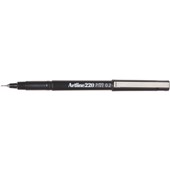 Artline 220 SuperFine Felt Tip Pen Black Sold as Each 12 in a Box