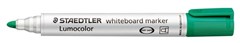 Staedtler 351 Lumocolor Whiteboard Marker Bullet Point Green Sold as Each 10 in a Box