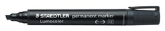 Staedtler 350 Lumocolor Permanent Marker Chisel Point Black Sold as Each 10 in a Box
