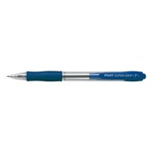 Pilot BPGP Super Grip Fine Ballpoint Pens Blue 12 Box