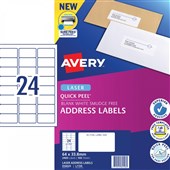 Avery LIP Label QP L7159 24Up Box 10