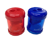 Bantex Sharpener Double Hole Barrel Assorted