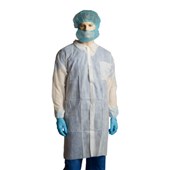 Bastion Labcoat No Pocket Polypropylene XXXX Large White Carton