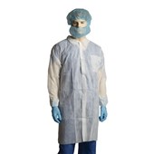 Bastion Labcoat No Pocket Polypropylene XXXXXLarge White Carton 100