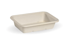 BioPak 500Ml Takeaway Container 125 Pack Natural