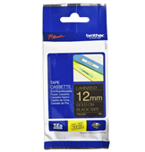 Brother Labelling Tape 12mmx8m Gold On Black
