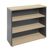 Rapid Worker Bookcase  900mm H x 900mm W x 315mm D Natural Oak  Ironstone