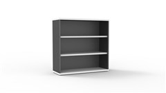 Rapid Worker Bookcase  900mm H x 900mm W x 315mm D Natural White  Ironstone