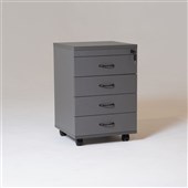 Rapid Worker Mobile Pedestal  Four Personal Drawers Ironstone