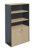 Rapid Worker Wall Unit  Natural Oak  Ironstone