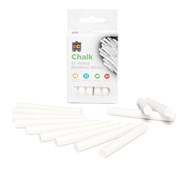 Educational Colours Dustless Chalk 12pcs White