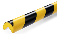 Durable Corner Protection Profile C25R Yellow and Black