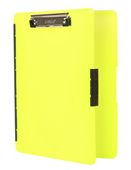 Dexas Slimcase Two Side Opening Neon Yellow