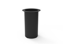 Drum Table Base  450mm Dia x 705mm H Black PC