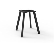 Eternity Meeting Table Frames  Black Satin