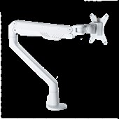 Elevate Gas Operated Single Monitor Arm  White