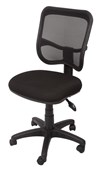 EM300 Operator Chair  Black Fabric