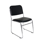 Evo Chair  Black PU Leather