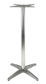 Durafurn Astoria Aluminium BAR Silver Grey Table Base