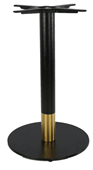 Durafurn Disco Table Base 450DIA  Two Tone  BlackGold