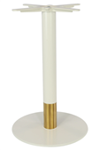 Durafurn Disco Table Base 450DIA  Two Tone  WhiteGold