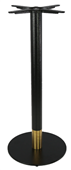 Durafurn Disco Bar Table Base 450DIA  Two Tone  BlackGold