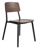 Durafurn Denver Chair  Dark Natural Ply Seat  Backrest