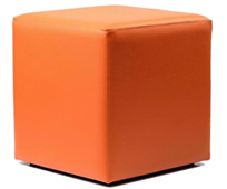 Durafurn Ottoman Cube  Orange