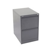 GO Vertical Filing Cabinet  2 Drawer Graphite Ripple