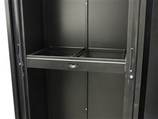 GO Tambour Roll Out File Frame  To Suit 1200mm W Tambour Door Unit Black
