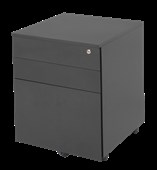 GO Mobile Pedestal  3 Drawer  Graphite