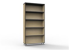 Rapid Infinity Bookcase  1800mm H x 900mm W x 315mm D Natural Oak