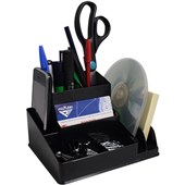 Italplast I35BLK Desk Organiser Black