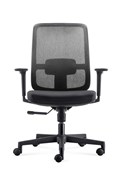 Lotto Medium Back Mesh Operator Chair  Black Frame