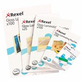 Rexel Laminating Pouch 46310 A4 100 Micron Gloss Pk100