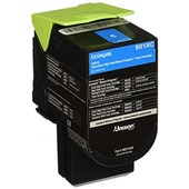 Lexmark 78C6XCE Extra High Yield Toner Cartridge Cyan