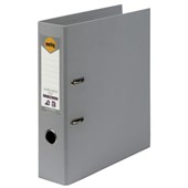 Marbig Lever Arch PE A4 Grey Sold as Each 10 in a Box