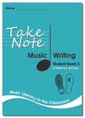 Take Note Music Writing Student Book 3 2 Edition