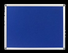 Rapidline Pinboard  1200mm W x 1200mm H Blue Upholstery