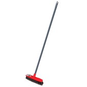 Sabco Indoor Broom with Universal Thread Handle Red 22mm Each
