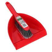 Sabco Professional Dustpan Set Red Each