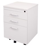 Rapid Span Mobile Pedestal  Natural White