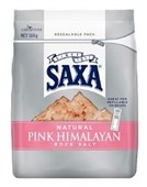 Saxa Natural Pink Himalayan Rock Salt 500g Sold as Each 6 in a Box