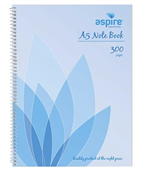 Aspire Spiral Note Book A5 300 Pages